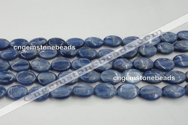 CKC535 15.5 inches 12*16mm oval natural Brazilian kyanite beads