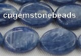 CKC536 15.5 inches 13*18mm oval natural Brazilian kyanite beads