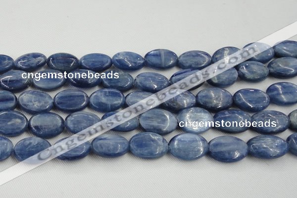 CKC537 15.5 inches 15*20mm oval natural Brazilian kyanite beads