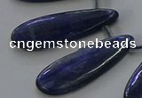 CKC541 Top drilled 10*25mm flat teardrop natural kyanite beads