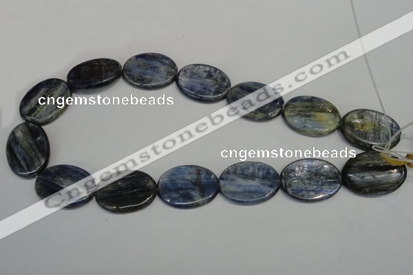 CKC57 15.5 inches 22*30mm oval natural kyanite beads wholesale