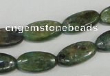 CKC58 15.5 inches 8*14mm oval natural green kyanite beads wholesale