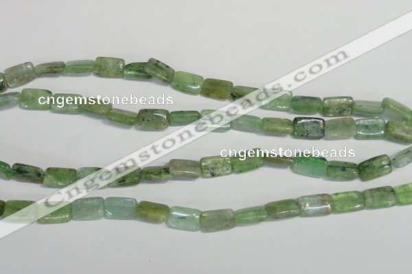 CKC65 15.5 inches 8*12mm rectangle natural green kyanite beads