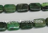 CKC66 15.5 inches 10*14mm rectangle natural green kyanite beads