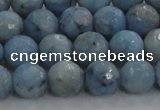 CKC703 15.5 inches 10mm faceted round imitation blue kyanite beads