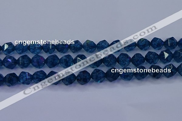 CKC715 15.5 inches 14mm faceted nuggets imitation kyanite beads