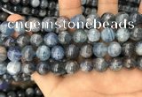 CKC753 15.5 inches 10mm round blue kyanite beads wholesale