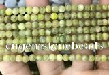 CKC765 15.5 inches 4mm round natural green kyanite beads