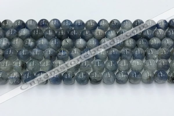 CKC775 15.5 inches 8mm round blue kyanite beads wholesale