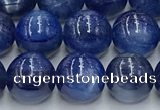 CKC779 15.5 inches 8mm round blue kyanite beads wholesale