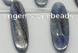 CKC78 Top drilled 13*45mm oval natural kyanite gemstone beads