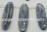 CKC79 Top drilled 13*50mm oval natural kyanite gemstone beads