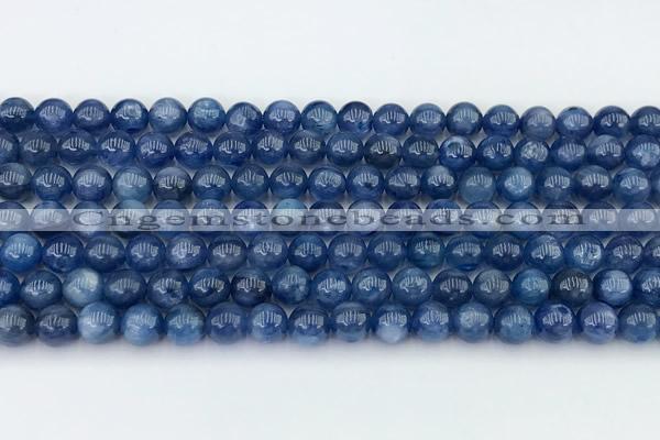 CKC793 15 inches 6mm round blue kyanite beads wholesale