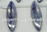 CKC83 Top drilled 13*40mm marquise natural kyanite gemstone beads