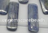 CKC87 Top drilled 11*35mm rectangle natural kyanite gemstone beads