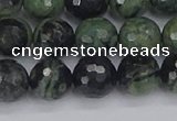 CKJ312 15.5 inches 8mm faceted round kambaba jasper beads