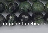 CKJ313 15.5 inches 10mm faceted round kambaba jasper beads