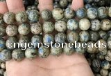 CKJ404 15.5 inches 12mm round k2 jasper beads wholesale