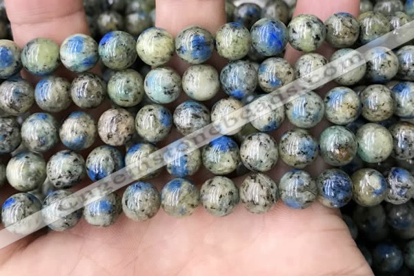 CKJ415 15.5 inches 8mm round k2 jasper beads wholesale