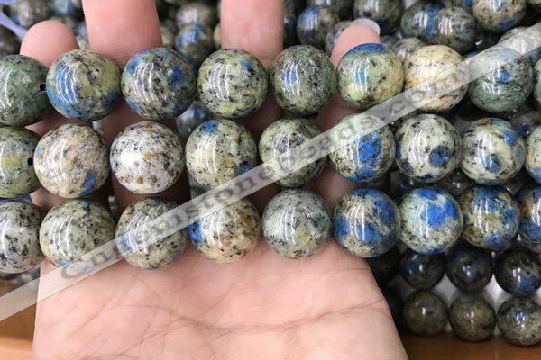 CKJ419 15.5 inches 16mm round k2 jasper beads wholesale