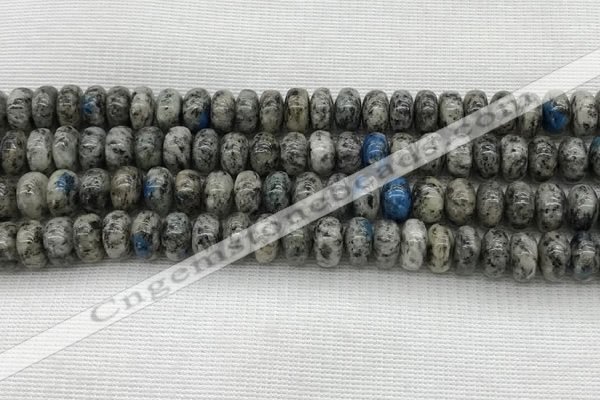 CKJ437 15.5 inches 5*8mm - 5*9mm rondelle natural k2 jasper beads