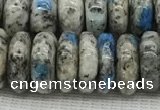 CKJ438 15.5 inches 4*10mm - 5*11mm rondelle natural k2 jasper beads