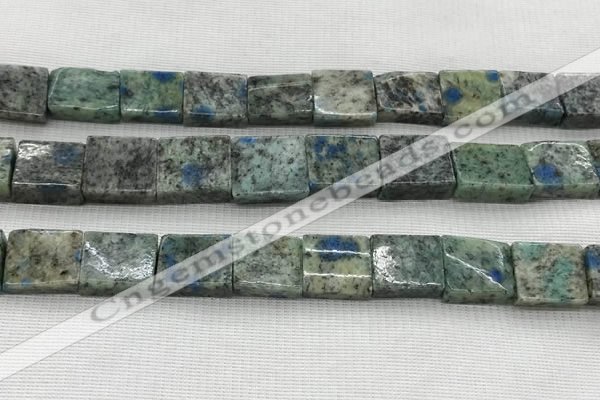 CKJ445 15.5 inches 12*15mm - 14*17mm rectangle natural k2 jasper beads