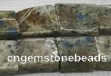 CKJ447 15.5 inches 9*10mm - 10*14mm rectangle natural k2 jasper beads