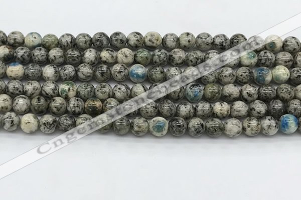 CKJ458 15.5 inches 6mm round natural k2 jasper beads wholesale