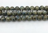 CKJ478 15.5 inches 14mm round natural k2 jasper beads wholesale