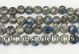 CKJ493 15.5 inches 11mm flat round natural k2 jasper beads