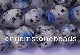 CKJ707 15.5 inches 8mm faceted nuggets imitation k2 jasper beads