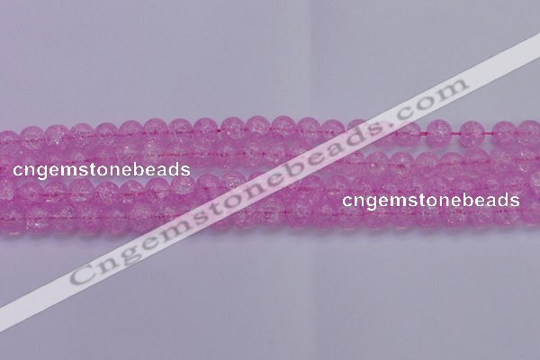 CKQ303 15.5 inches 10mm round dyed crackle quartz beads wholesale