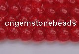 CKQ315 15.5 inches 6mm round dyed crackle quartz beads wholesale