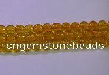 CKQ382 15.5 inches 8mm round dyed crackle quartz beads