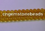 CKQ383 15.5 inches 10mm round dyed crackle quartz beads