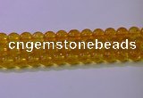 CKQ384 15.5 inches 12mm round dyed crackle quartz beads