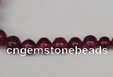 CKQ50 15.5 inches 6mm - 12mm round dyed crackle quartz beads