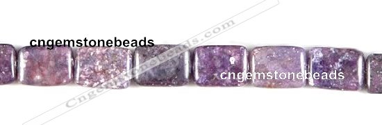 CKU10 15 inches 13*18mm rectangle purple kunzite beads wholesale