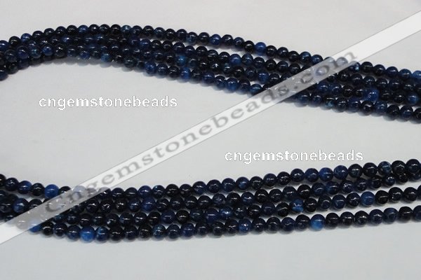 CKU100 15.5 inches 4mm round dyed kunzite beads wholesale