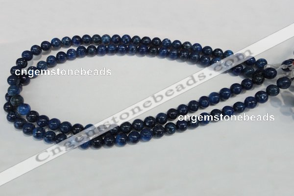 CKU101 15.5 inches 6mm round dyed kunzite beads wholesale