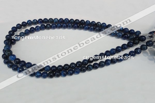 CKU102 15.5 inches 8mm round dyed kunzite beads wholesale