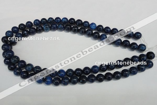 CKU103 15.5 inches 10mm round dyed kunzite beads wholesale