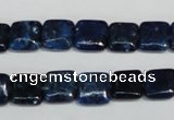 CKU116 15.5 inches 10*10mm square dyed kunzite beads wholesale