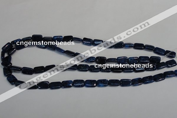 CKU122 15.5 inches 8*12mm rectangle dyed kunzite beads wholesale