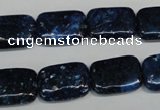 CKU125 15.5 inches 13*18mm rectangle dyed kunzite beads wholesale