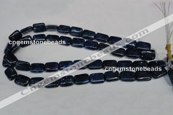 CKU125 15.5 inches 13*18mm rectangle dyed kunzite beads wholesale