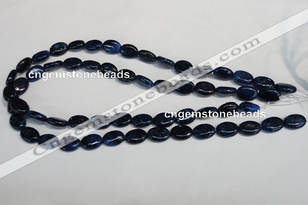 CKU131 15.5 inches 10*14mm oval dyed kunzite beads wholesale