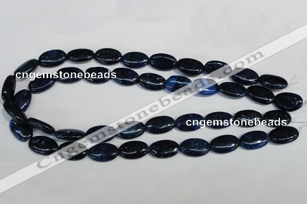 CKU132 15.5 inches 12*20mm oval dyed kunzite beads wholesale