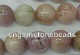 CKU207 15.5 inches 14mm round pink kunzite beads wholesale